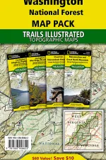 788,789,791,792 Topographic Map Guide George Washington Nat. Forest Map Pack | National Geographic