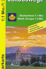 Wandelkaart Pelgrimsroute Jakobswege | GeoMap
