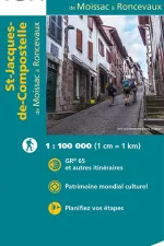 Wandelkaart Pelgrimsroute 89021 St Jacques de Compostela GR 65 2, St Jacobsroute | IGN Institut Géographique National
