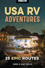 Campergids Reisgids USA RV Adventures 25 Epic Routes | Moon Travel Guides