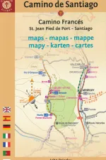 Wandelgids Pelgrimsroute Camino de Santiago kaartenatlas | Camino Guides Brierley