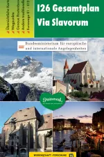 Wandelkaart Pelgrimsroute Wegenkaart landkaart Via Slavorum I26 Gesamtplan Steiermark | Freytag Berndt