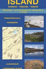 Wandelgids Wandelkaart Island Iceland IJsland | Uwe Grunewald
