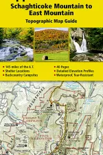 Wandelgids 1509 Topographic Map Guide Appalachian Trail Schaghticoke Mountain to East Mountain | National Geographic