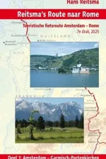 Fietsgids Reitsma's Route naar Rome deel 1 Amsterdam Garmisch Partenkirchen | Pirola