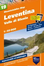 Mountainbikekaart 19 Leventina Valle die Blenio MTB kaart | Hallwag