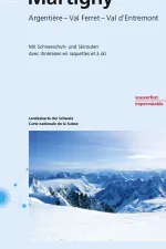 Toerskikaart 282S Martigny Courmayeur | Swisstopo
