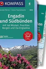 Wandelgids 5923 Kompass Wanderführer Engadin und Südbünden | Kompass