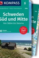 Wandelgids 5984 Kompass Wanderführer Schweden Süd und Mitte, Von Skåne bis Dalarna | Kompass