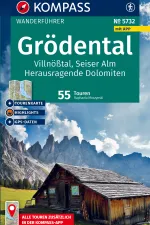Wandelgids 5732 Kompass Wanderführer Grödental, Villnösstal, Seiser Alm | Kompass