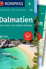 Wandelgids Kompass Wanderführer Dalmatien | Kompass