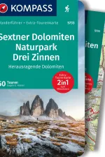 Wandelgids 5733 Kompass Wanderführer Sextner Dolomiten Naturpark Drei Zinnen | Kompass