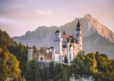 Romantische Strasse Rothenburg naar Schwangau Füssen Beieren Duitsland