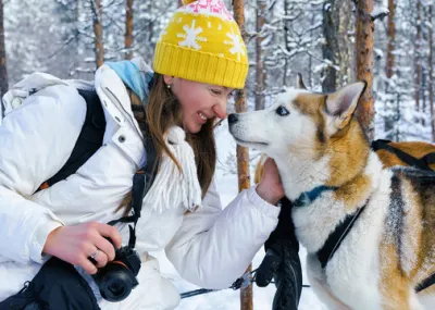 winterwandelen 22 35ers reis Lapland Trektocht Finland