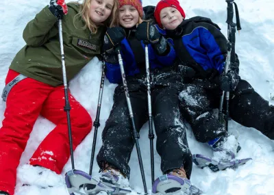 winterwandelen Familiereis Lapland Winter Trektocht Finland