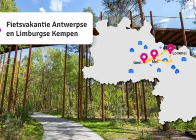 Fietsvakantie Antwerpse en Limburgse Kempen Brabant België